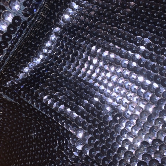 Blue Sequin BCBG Women’s Dress Cocktail Party - Picture 4 of 6